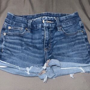 American Eagle Outfitters Dark Blue Jean Shorts